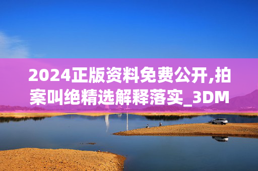 2024正版资料免费公开,拍案叫绝精选解释落实_3DM13.43.87