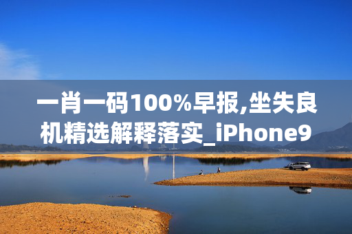 一肖一码100%早报,坐失良机精选解释落实_iPhone98.73.98