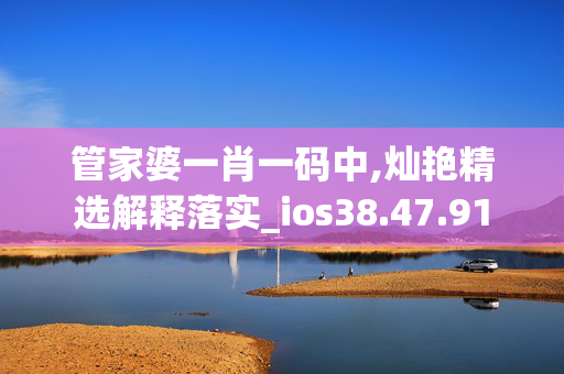 管家婆一肖一码中,灿艳精选解释落实_ios38.47.91