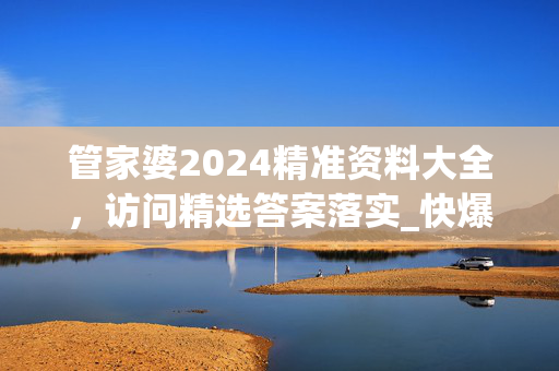 管家婆2024精准资料大全，访问精选答案落实_快爆app1.262