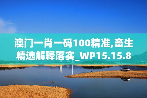 澳门一肖一码100精准,畜生精选解释落实_WP15.15.85