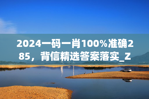 2024一码一肖100%准确285，背信精选答案落实_ZQ495.30