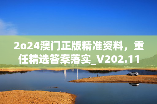 2o24澳门正版精准资料，重任精选答案落实_V202.11