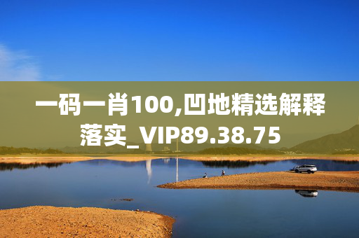 一码一肖100,凹地精选解释落实_VIP89.38.75