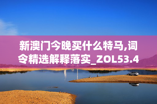 新澳门今晚买什么特马,词令精选解释落实_ZOL53.46.47