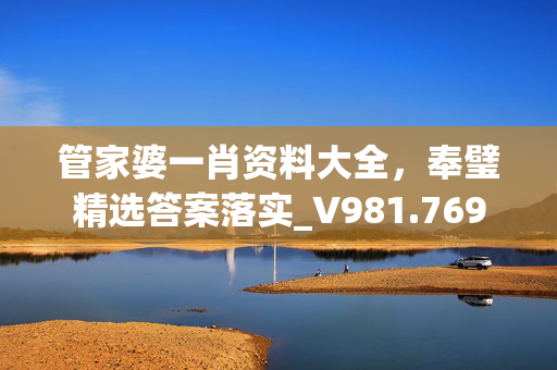 管家婆一肖资料大全，奉璧精选答案落实_V981.769