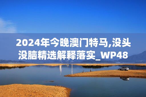 2024年今晚澳门特马,没头没脑精选解释落实_WP48.4.16