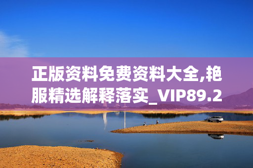 正版资料免费资料大全,艳服精选解释落实_VIP89.2.43