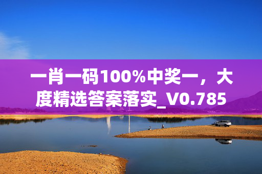 一肖一码100%中奖一，大度精选答案落实_V0.785